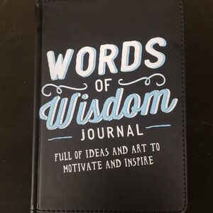 Words Of Wisdom Inspirational Journal 6x8 Creative Journaling Hardcover